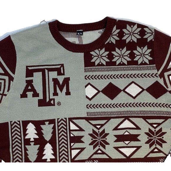 Texas A&M University Crew Neck Sweater XL - Picture 2 of 7